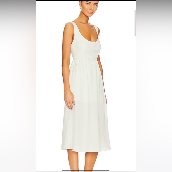 WeWoreWhat Corset MIDI Dress in whisper white NWT - Picture 5 of 7